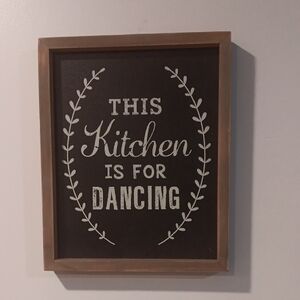 Wooden Kitchen Wall Sign